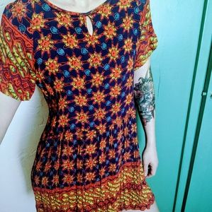 uo bright & flowy dress